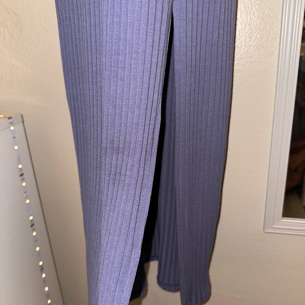 Elegant Purple Midi Dress